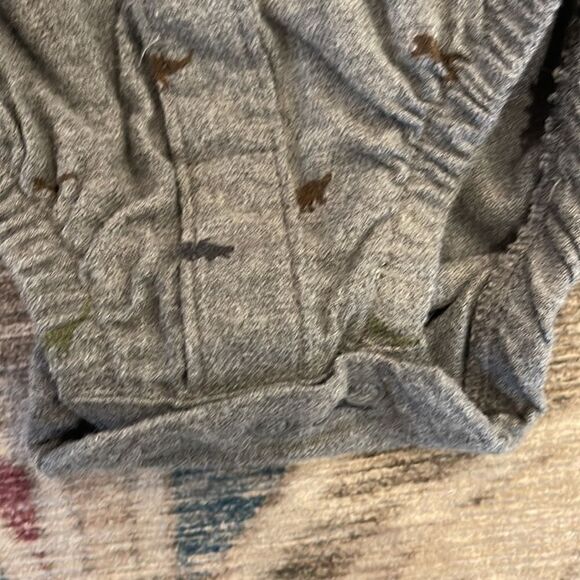 Carters Dinosaur Collard Button Down Onesie 6 months - Picture 3 of 3